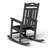 Outdoor Patio HDPE Rocking Adirondack Chair-930783620
