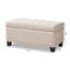 Repose-pieds rangement touffeté Colgan-1847287690