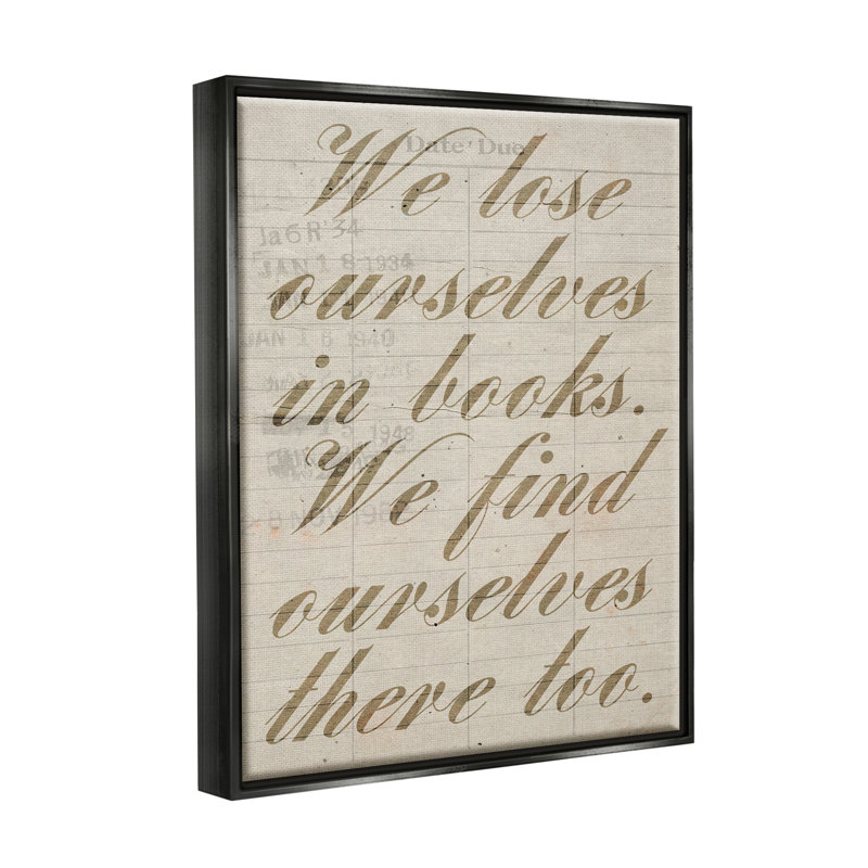 «Lose and Find Ours tablettes» par Sally Swatland - impression, H 31 po x l 25 po x P 1,7 po, Cadre flottant noir de jais