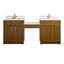 Bellshire 84" W Dual Vanity Set with 24" Make-Up Counter-942721028-942721082-942721083