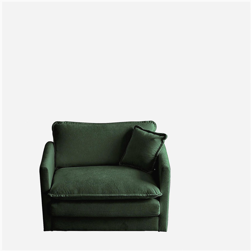 Fauteuil de lecture rembourré Comfy, Green