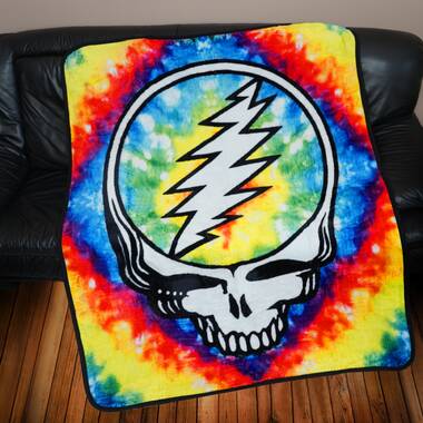 Grateful Dead Rainbow Bears Woven Cotton Blanket – Relix Marketplace