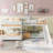 L-Shaped Bunk Bed with Slide and Short Ladder,Full and Twin,50.70"H*79.50"W*134.00"L-621856864