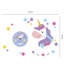 Luhrmann Magical Unicorn Kids Wall Clock - 25cm