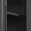 Armoire à chaussures moderne avec tablettes réglables, rangement pour chaussures minimaliste avec surface supérieure robuste, panneau latéral au design peu encombrant-1319548083