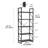 62'' H 5-Tier Etagere Bookcase With Metal Frame-1777499389