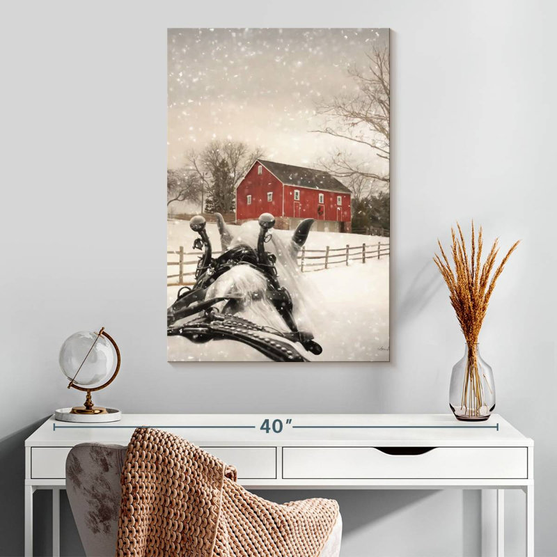Lilie Winter Ride, 30" H x 20" W
