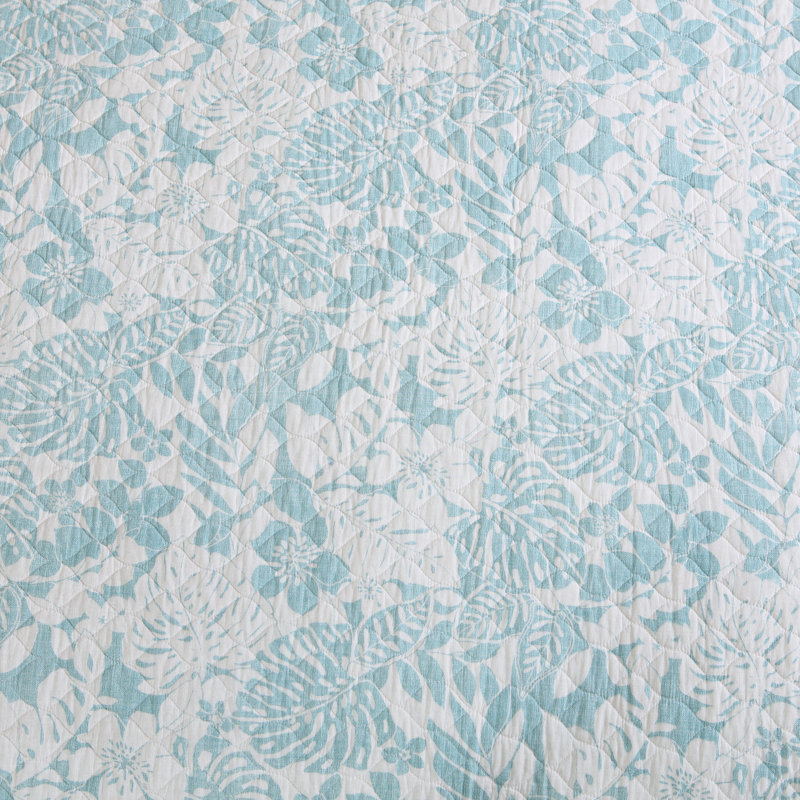 Laguna Beach Reversible Quilt Set, Twin Quilt + 1 Standard Sham