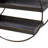 Alissabeth Metal Overlapping Circle 5 Level Geometric Black Wall Shelf with Wood Accents