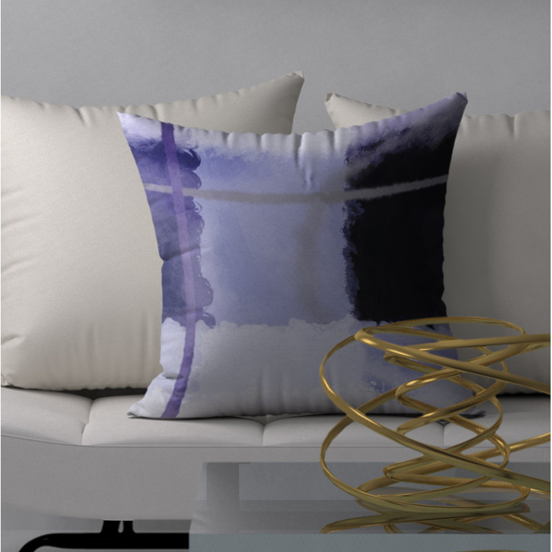 Housse de coussin décorative carrée en forme de coussin décoratif, 18" x 18"