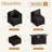8-Piece Patio Furniture Set with Propane Gas Fire Pit Table-576908596-599686392