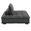 Canapé modulaire en tissu capitonné 5 pièces Saancer-1226510570