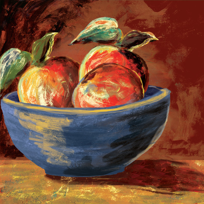 Fruit Bowl I - Wrapped Canvas Painting, 51cm H x 51cm W x 3.8cm D