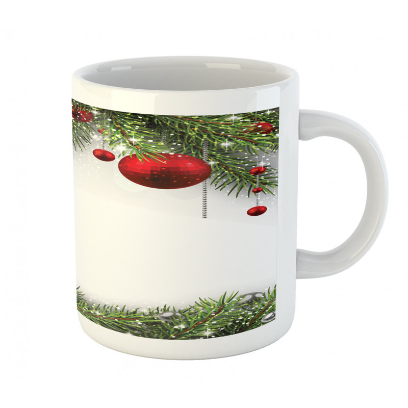 Grande tasse à café boule de pin