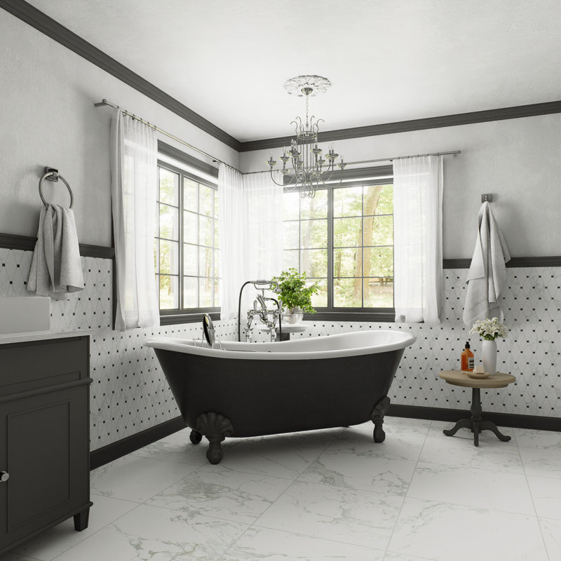 Reve 23-1/2 in. x 47-1/8 in. Porcelain Floor and Wall Tile