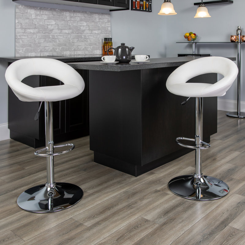 Tabouret de bar Miraloma, Blanc