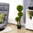 90cm Faux Moss Topiary in Cement Pot