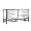 Stiltner 6-Drawer Mirrored Accent Chest