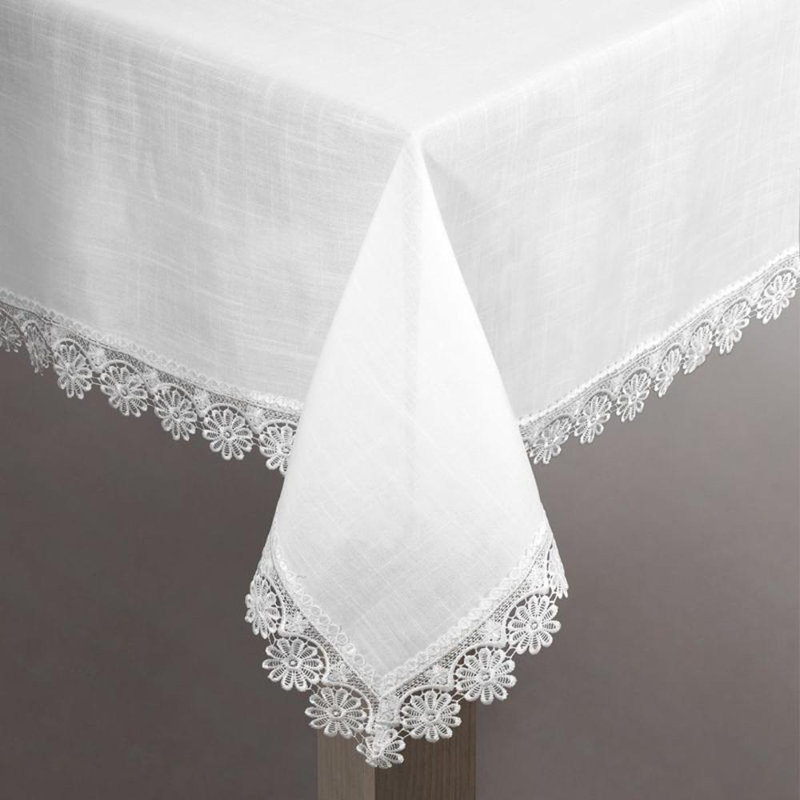 Tanita Tablecloth 70X150 Cm Silver, 70cm W x 150cm L