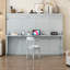 Grand lit escamotable mural avec bureau intégré-2036445904