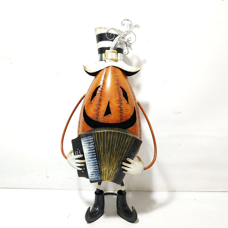 Figurine citrouille d'Halloween 30,5 "avec accordéon