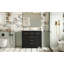 Armoire de salle de bain moderne autoportante simple avec 4 tiroirs et 2 armoires-278799376