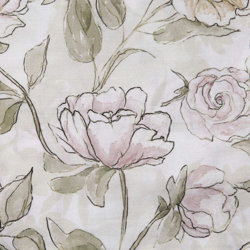Victoria Floral 100% Cotton Sham, King