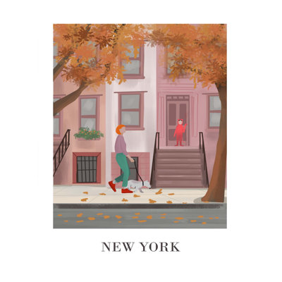 New York Travel Poster - Unframed