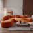Polyester orange est en rupture de stock