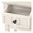 Narrow Console Table, Slim Sofa Table With Three Storage Drawers And Bottom Shelf (Ivory White)-1184002620