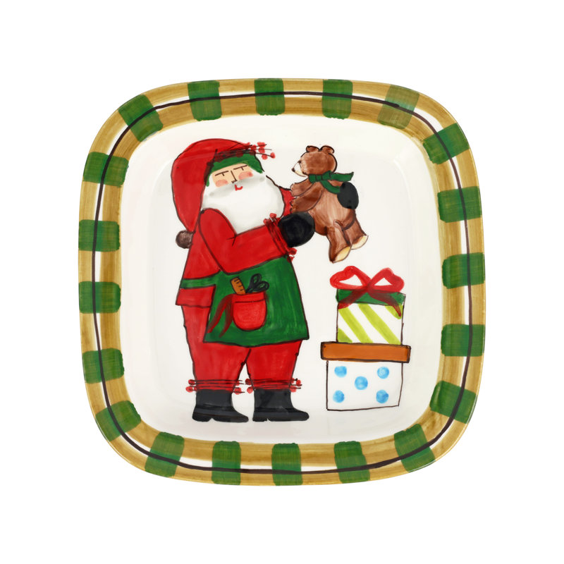 Old St. Nick Terra Bianca Dinner Plate
