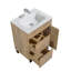 Ensemble de meuble-lavabo simple 24 po Chumasero