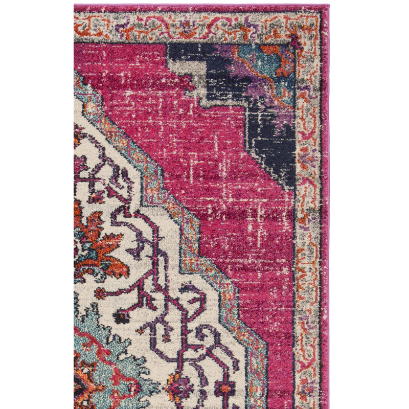 Isabea Performance Oriental Rug, Square 5'