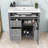 Sriyaan Bathroom Vanity with Resin Top, Bathroom Storage Cabinet with 2 Drawers and Tip-out Drawer-1482911631-1532242522