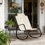 Chaise berçante d'extérieur - Siège de patio confortable et relaxant | Idée de cadeau