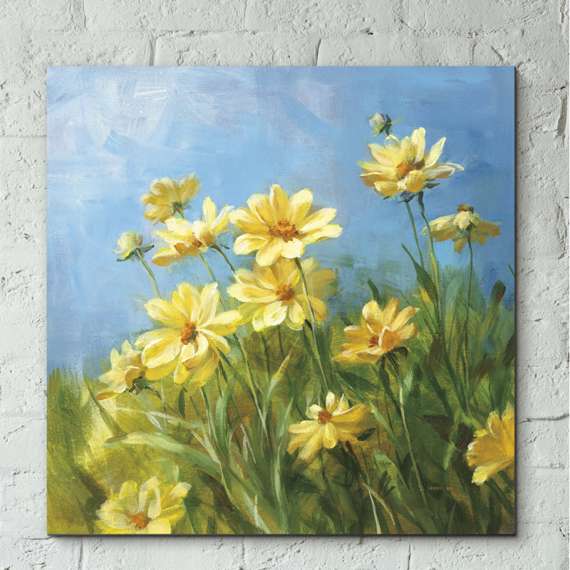 'Summer Field I' by Danhui Nai, Canvas Wall Art, 18" H x 18" W x 0.75" D