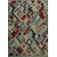 Tapis moderne à motif géométrique abstrait 8 x 10