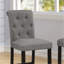 Tabouret de bar touffeté Asons, ensemble de 2-1943537321