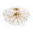Poppy Glass Semi Flush Mount