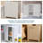 Adjustable 25.5" Plastic 1-Shelf Freestanding Garage Storage Cabinet-947886367