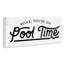 «It's on Pool Time Quote Summer Word Design» par Daphne Polselli, impression d'art graphique