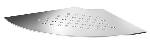 Tablette de coin Grout Line pour douche, Acier inoxydable poli