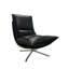 Chaise d'appoint en cuir pleine fleur Alton -1697345652