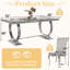 Ensemble de table de salle à manger avec 4 chaises Boucle-1162511683