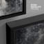 «Howling Wolf On Grunge Black Animals Wildlife» sur toile-99543515-99543517