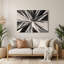 «Geometric Abstraction 84», art mural en métal brun-1656908997