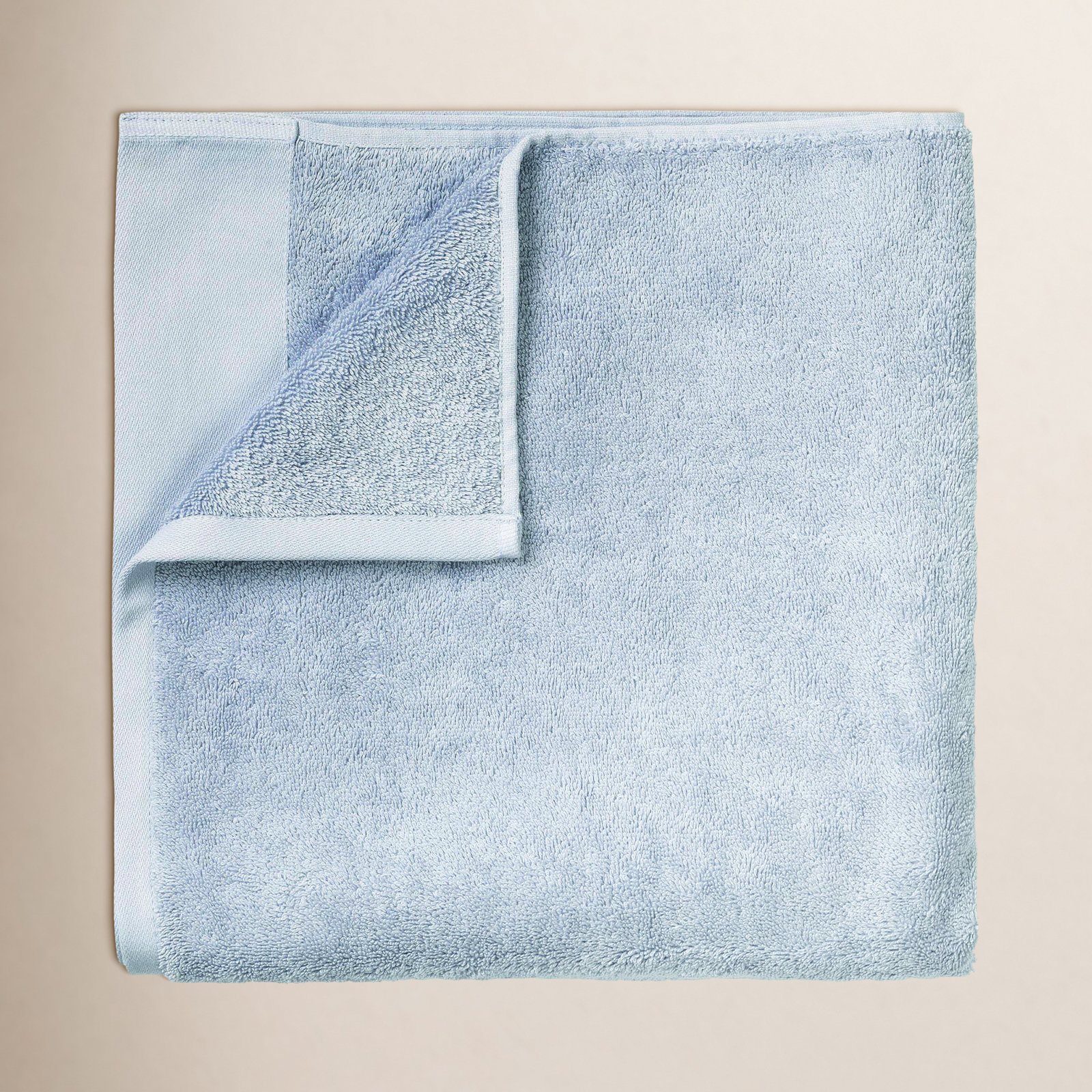 Riva Organic Cotton Bath Sheet, Light Gray