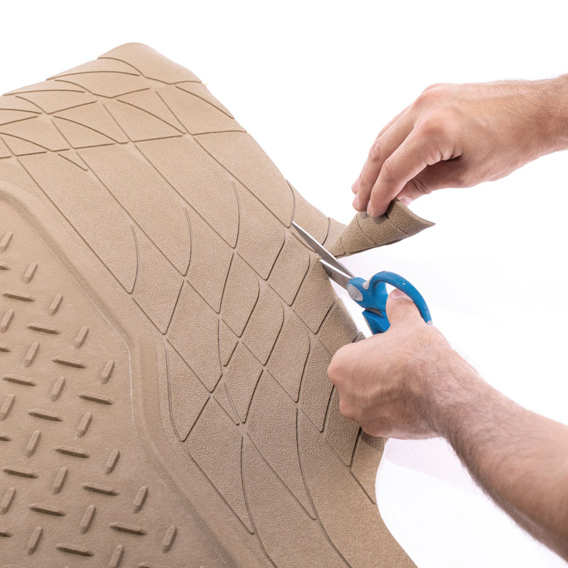 Celestiel Trimmable Non-Slip Vinyl Cargo Liner, Beige