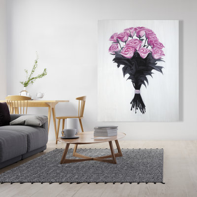 Bouquet of Roses - Romantic Canvas Art for Home Decor