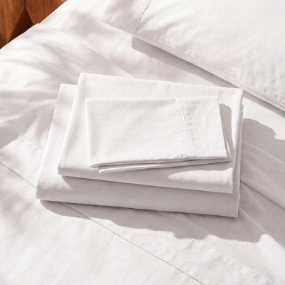 Refined Organic Percale Percale Sheet Set